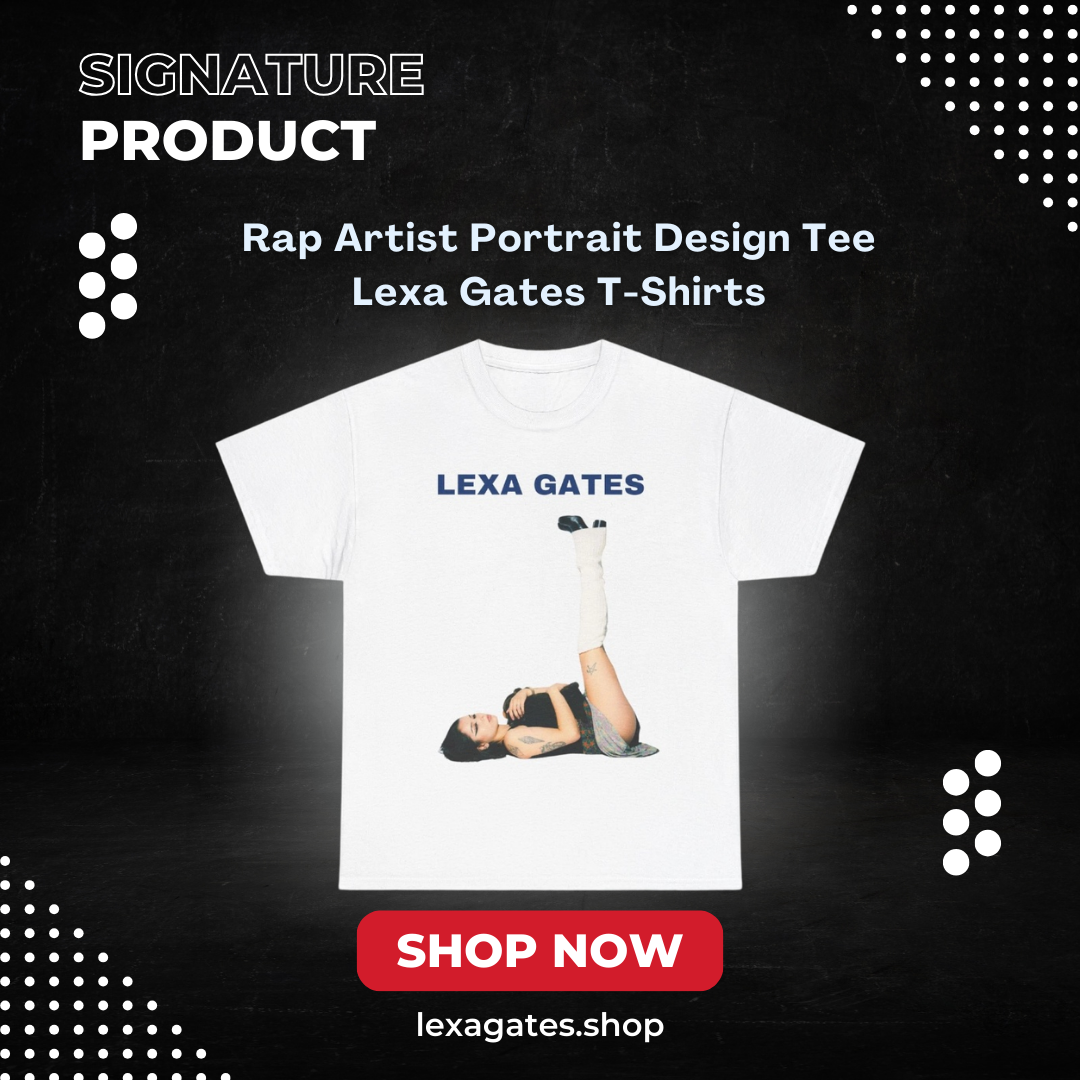 Rap Artist Portrait Design Tee NTAN0903 Lexa Gates T-Shirts